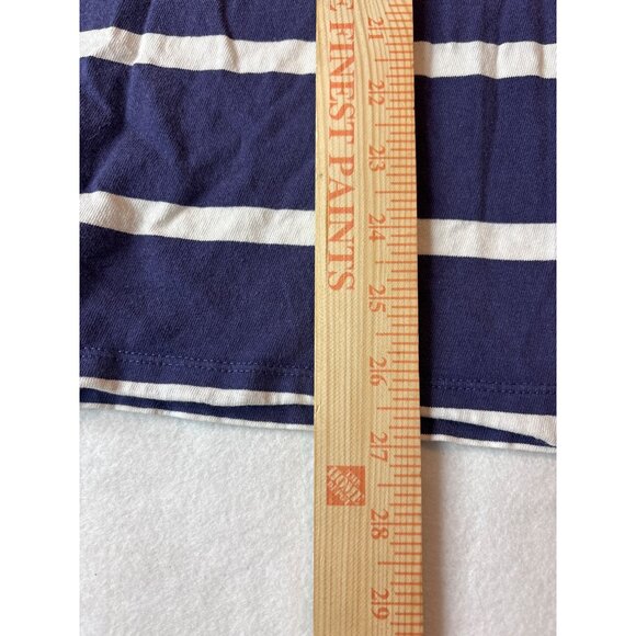 J.Crew Mens Striped Crewneck T-Shirt Navy/White Cotton Size L - Picture 5 of 12